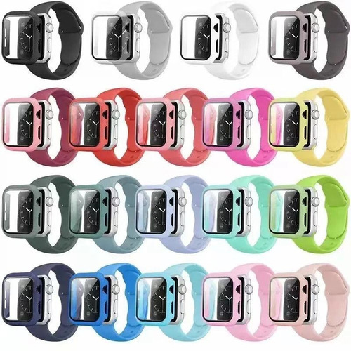Imagen 2 de 2 de Correa Silicon 42 - 44 Mm Apple Watch T500 W26 T100 T900