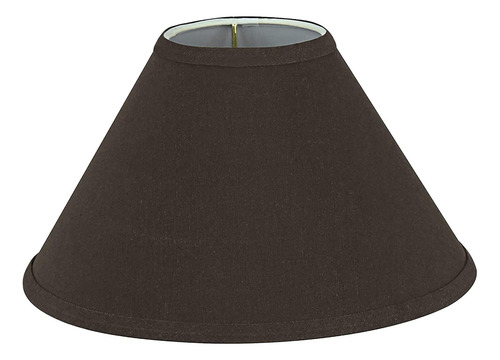 Pantalla Para Lámpara Marrón Oscuro 4x11x7 Pulgadas