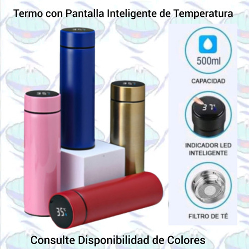 Termo Led Inteligente 500ml / Termo Para Agua / Café 