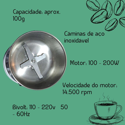 Kit De Molinillo De Café Premium De Acero Inoxidable For