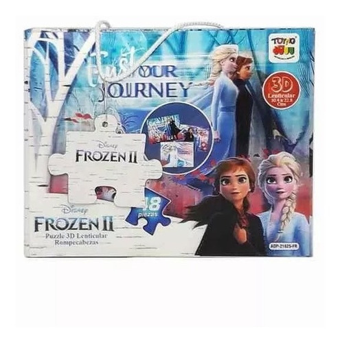 Frozen 2 - Puzzle 3d - Lenticular - 48 Piezas - Toyng