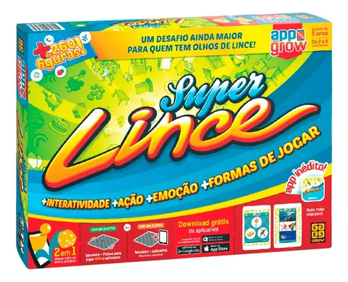 Jogo de Tabuleiro Super Lince Grow