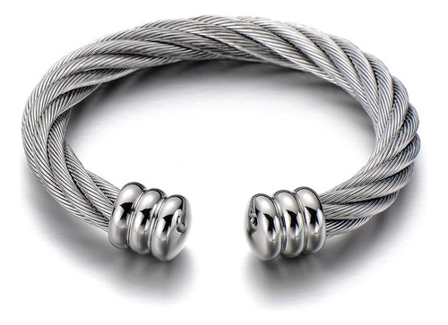 Coolsteelandbeyond Brazalete De Alambre Trenzado De Acero Aj