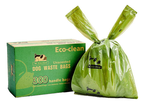 Eco-clean Bolsas Para Excrementos De Perro, 300 Bolsas De B.