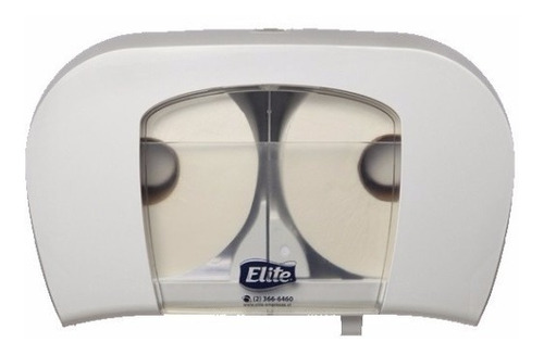 Dispensador Papel Hig. Elite Duplex 50/100mt Blanco