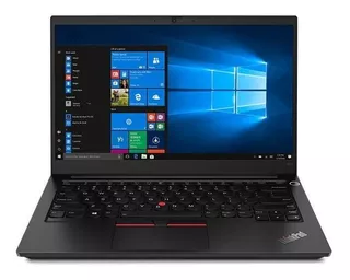 Laptop Lenovo ThinkPad E14 black 14", Intel Core i5 10210U 8GB de RAM 256GB SSD, Intel UHD Graphics 1920x1080px Windows 10 Pro
