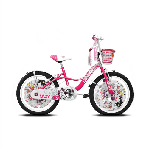 Bicicleta Lazy Kids Hauska Rodado 20 Para Nena M1