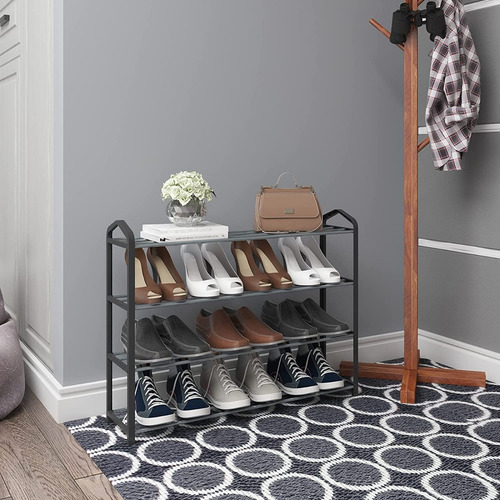Imagen 9 de 9 de Estante Organizador De Zapatos, Metalico Pack X 3 Un