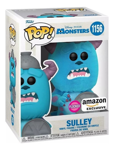 Funko Pop! Sulley No. 1156, Flocked, Amazon Exclusive