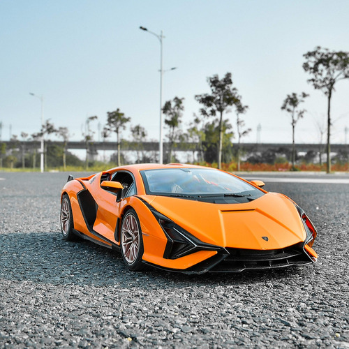 Bezgar Rc Car - 1:14 Lambo Sian Fkp 37 Coche De Juguete De Carreras Deportivo Eléctrico Con Puertas Que Se Abren, Serie De Coches Rc Autorizados De 2,4 Ghz, Regalo Navideño Creativo Para Niños Y Niñas