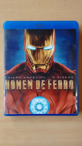 Dvd Blu Ray Homem De Ferro 2 Discos 2008 Mc702