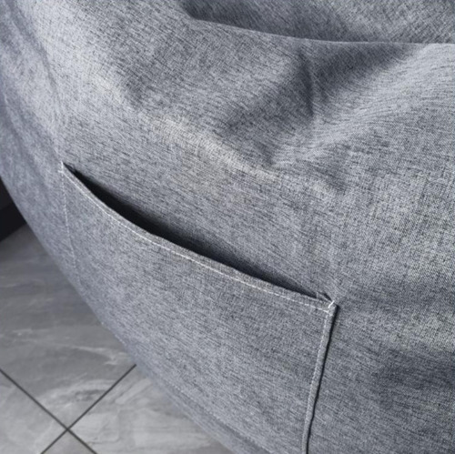 Mini Sofa De Bolsa Puff Xl Para Dormitorio Living 110x130 Cm