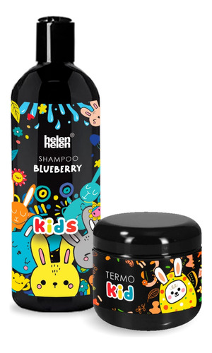 Duo De Shampoo Para Niños / Blueberry