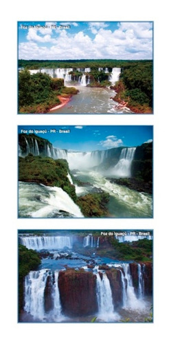 Set Com 9 Cartões Postais Cataratas Do Iguaçú