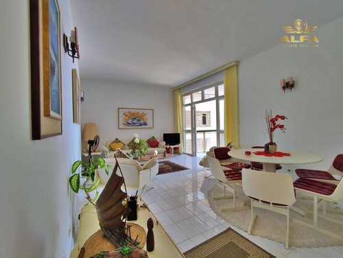 Imagem 2 de 22 de Apartamento Na Praia Vista Para O Mar E Praia 2 Dormitórios 1 Suíte 1 Vaga Pitangueiras Guarujá. - Ap1245