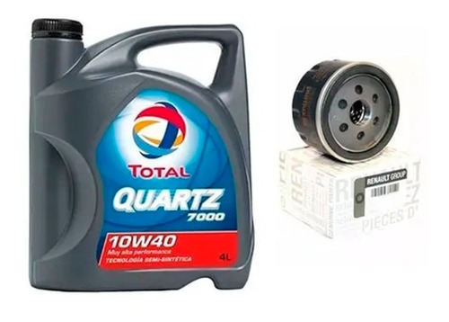 Aceite Total 10w40 + Filtro Original Renault Symbol 1.5 Dci