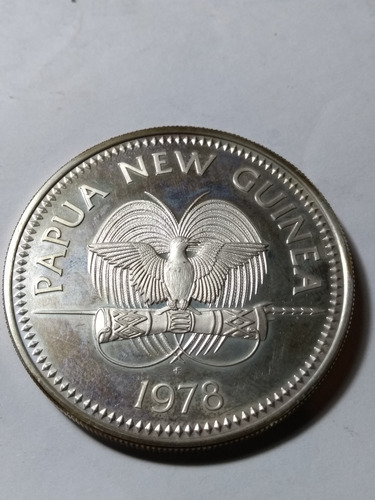 Moneda De Plata Papua Nueva Guinea 1978