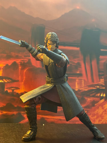 Anakin Skywalker Cabeza Custom Black Series Escala 1/12 (Usado)