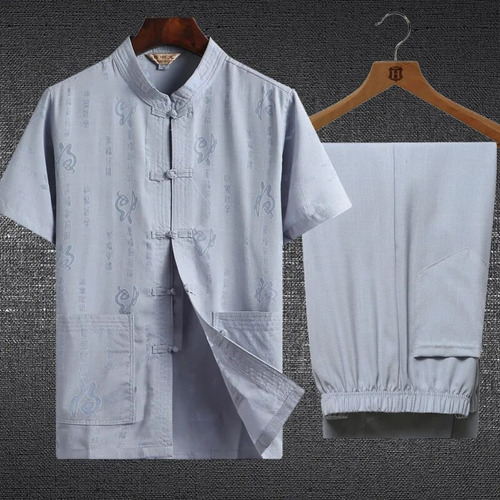 Camiseta De Kung-fu Chino Tradicional Con Traje Oriental Par