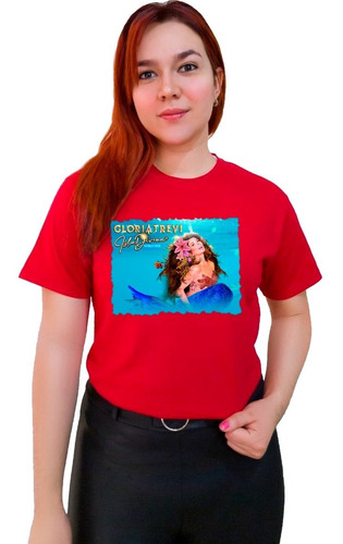 Polera Gloria Trevi 100% Algodón World Tour 2023 Chile C-859