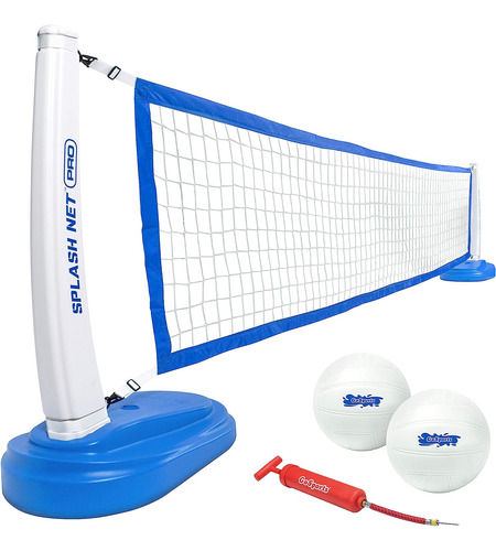 Splash Net Pro Pool Volleyball Net - Includes 2 Water Volley