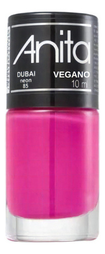 Esmalte Anita Dubai Neon 85 Vegano 10ml Rosa Cor Dubai Neon - Rosa