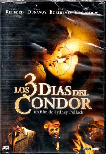 Los 3 Días Del Cóndor - Dvd Nuevo Original Cerrado - Mcbmi
