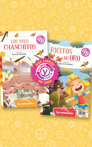 Imagen 1 de 1 de Los Tres Chanchitos Ricitos De Oro - Estación Mandioca -