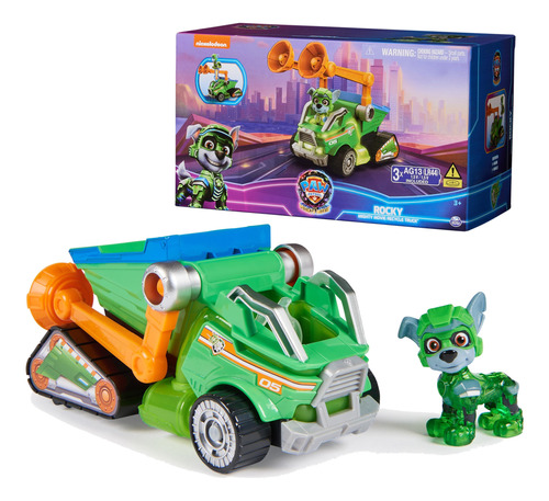 Paw Patrol: The Mighty Movie, Rocky Toy Garbage Truck Recycl
