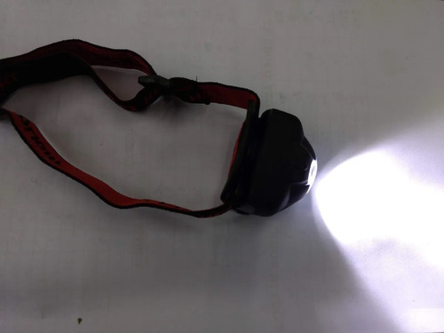Imagen 4 de 9 de Linterna Táctica Minero Cabeza Vincha Militar C/ Led Rojo 3w
