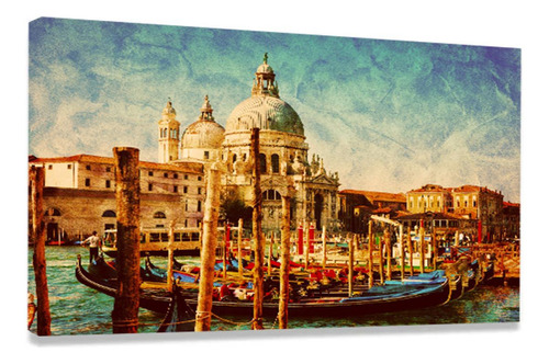 Quadro Decorativo Tela Sala E Quarto Paisagem Murano Veneza