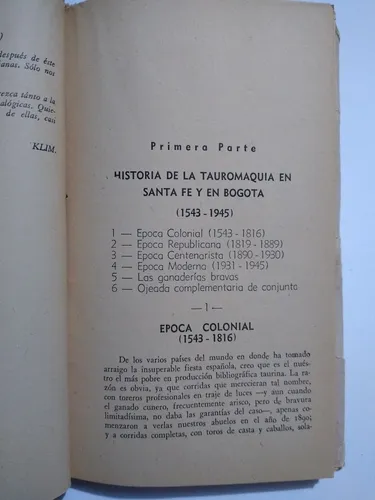 Los Toros En Bogotá, Historia Y Crítica / Camilo Pardo Umaña (Usado)