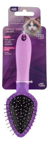 Cepillo Doble Para Gato Resistente Expert Fancy Pets