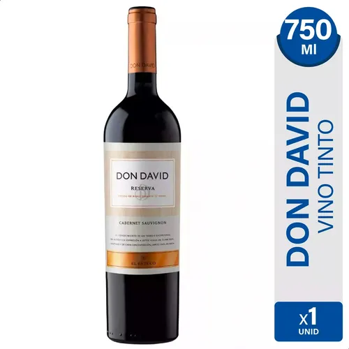 Vino Tinto Don David Reserva Cabernet Sauvignon - 01mercado