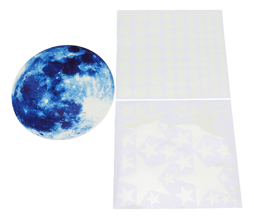 Adhesivos De Pared Luminosos Azules Que Brillan En La Oscuri