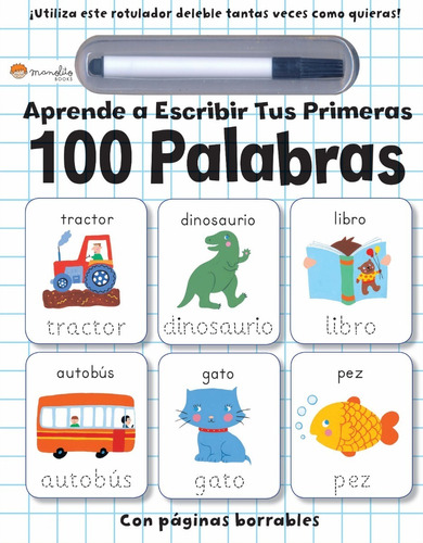 Aprende A Escribir, Col. Borrar Y Escribir, Libro Didáctico