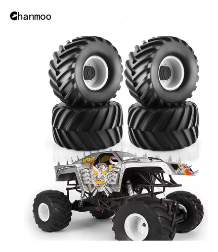 Llantas Y Ruedas De Camión Monstruo Rc 1/10 Chanmoo Con