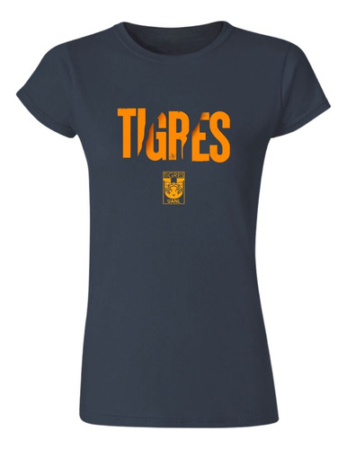 Playera Deportiva Mujer Tigres Uanl Tigres Escudo Uanl