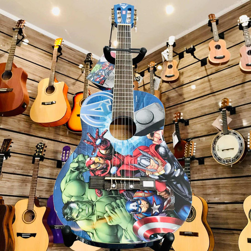 Imagem 1 de 5 de Violão Infantil Phx Vingadores Marvel