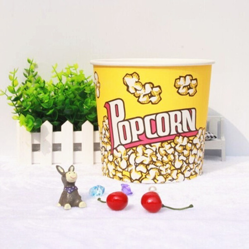 Pack X6 Baldes Polka Cabritas Dulces Fiestas Palomitas 2,5kg