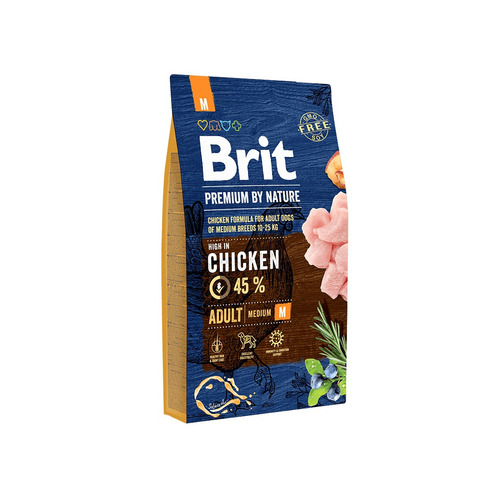 Imagen 1 de 2 de Alimento Brit Brit Premium by Nature Adult Medium para perro adulto de raza mediana sabor pollo en bolsa de 3kg