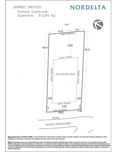 Imagen 9 de 9 de Terreno En Venta Ubicado En Virazón, Nordelta, Tigre