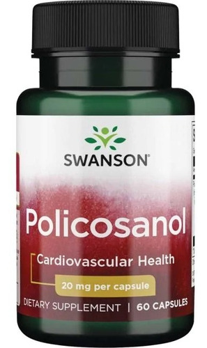 Policosanol 20mg/60cap Swanson ¡envio Gratis!