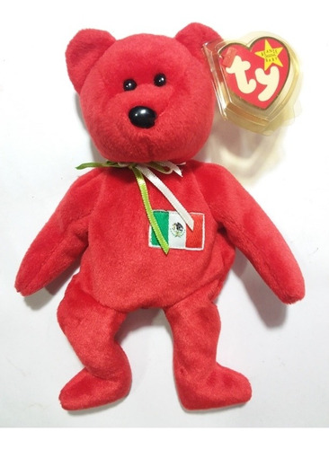Peluche Oso México- Ty Beanie Babies Collection- 1999- 22 Cm