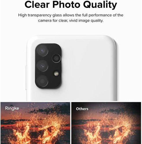 Imagen 4 de 5 de Protector Lente De Camara @ Galaxy A73 A53 A33 5g (2022)