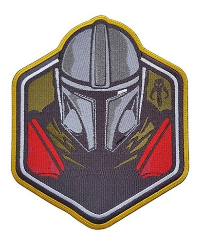 Parche Bordado Mandalorian Star Wars Armadura Mandaloriana