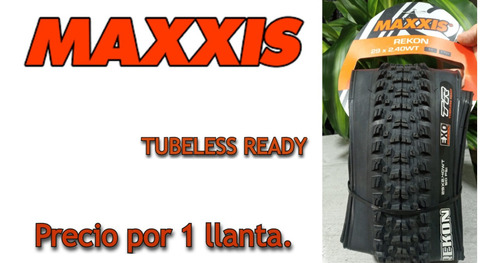 Imagen 1 de 8 de  Llanta Maxxis Rekon 29*2.40wt  T R / Exo / 60 Tpi / 2 C