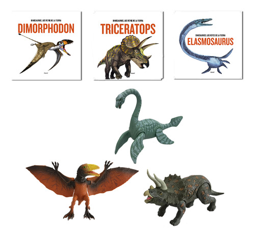 Dinosaurios Reyes De La Tierra Set 3 De 3 Dinosaurios
