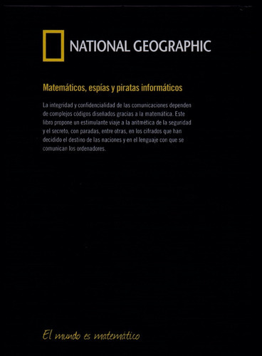 Matemáticos, Espías Y Piratas Informáticos, De Joan Goméz. Rba Contenidos Editoriales Y Audiovisuales, Tapa Dura En Español, 2016
