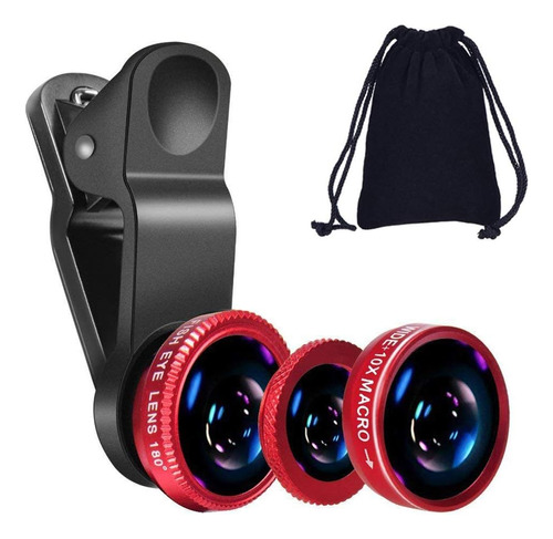 Kingmas 3 1 Universal Fish Eye & Amp Macro Clip Camera Lens